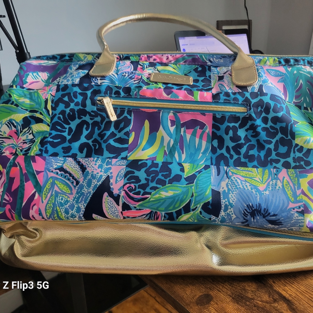 Lilly Pulitzer Colorful Patterned Women's Overnight Bag